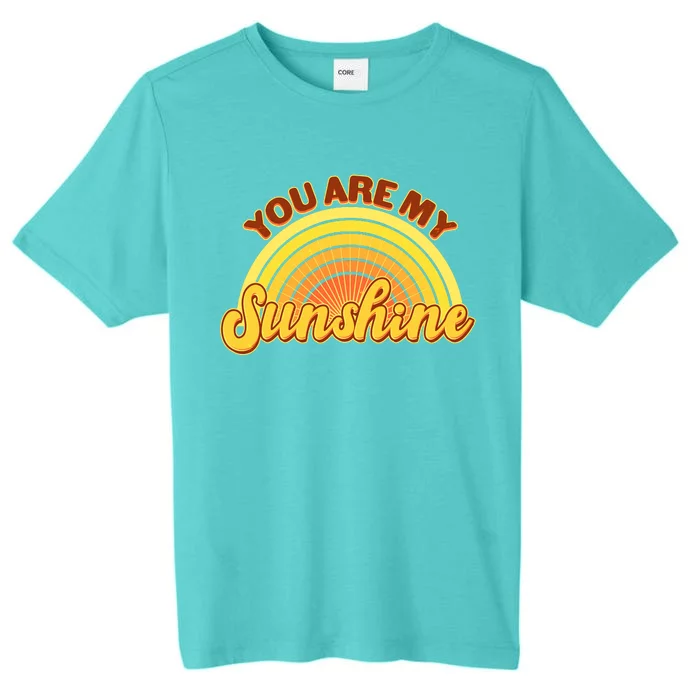 Retro You Are My Sunshine Sunbow ChromaSoft Performance T-Shirt