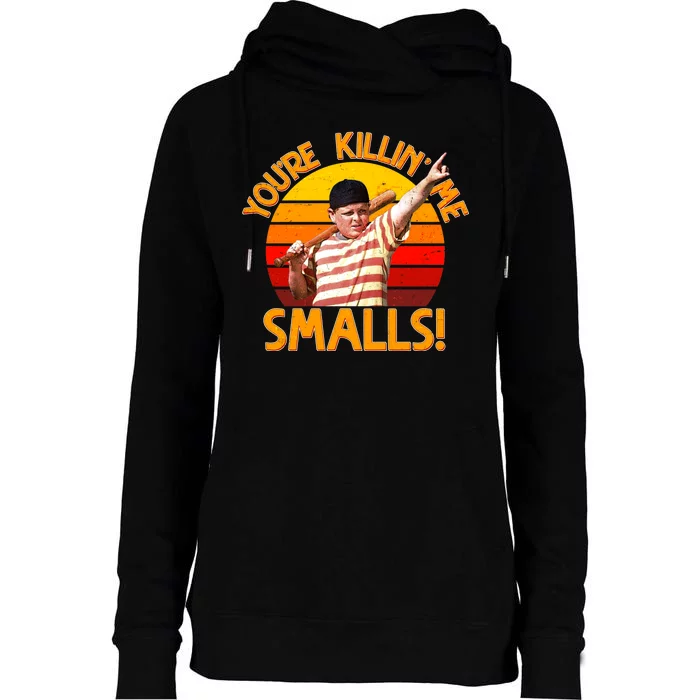 Retro You're Killin' Me Smalls Vintage Womens Funnel Neck Pullover Hood