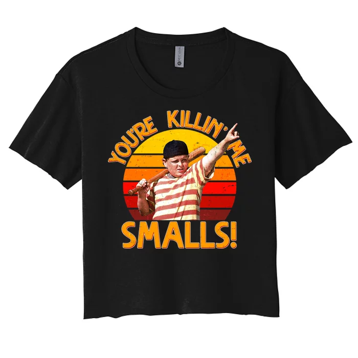 Retro You're Killin' Me Smalls Vintage Women's Crop Top Tee