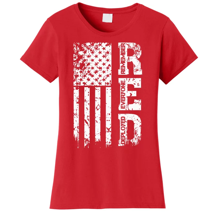 Remember Everyone Veteran Deployed RED Friday Women's T-Shirt