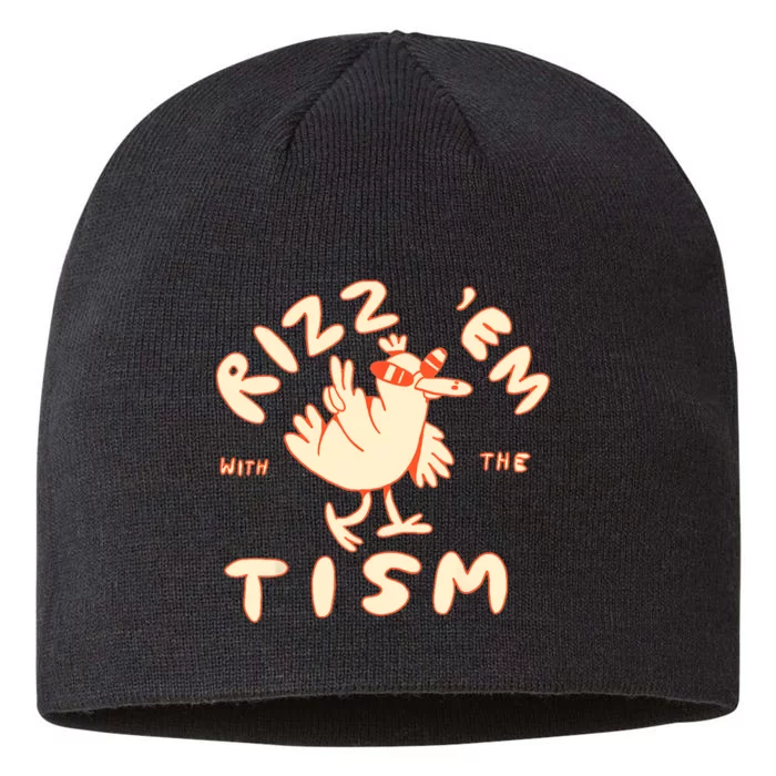 Rizz Em With The Tism 8 1/2in Sustainable Knit Beanie