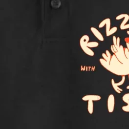 Rizz Em With The Tism Dry Zone Grid Performance Polo