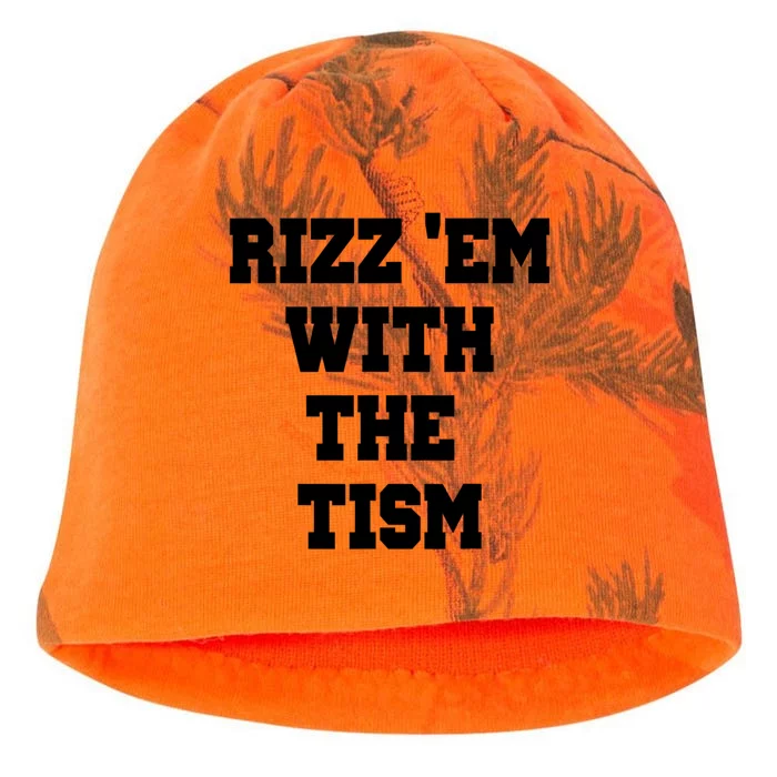 Rizz Em With The Tism Kati - Camo Knit Beanie