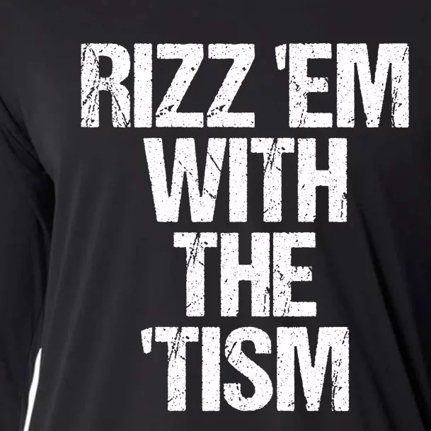 Rizz Em With The Tism Cooling Performance Long Sleeve Crew