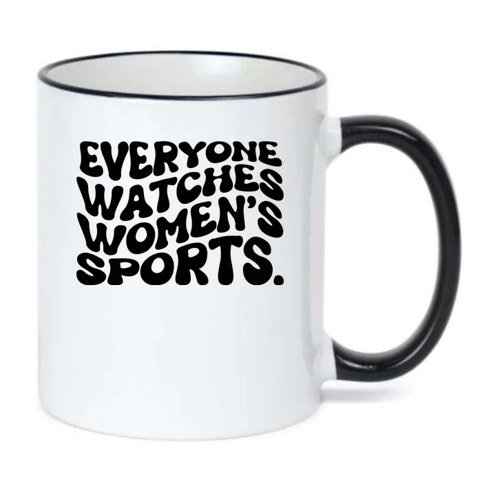 Retro Everyone Watches WomenS Sports Black Color Changing Mug