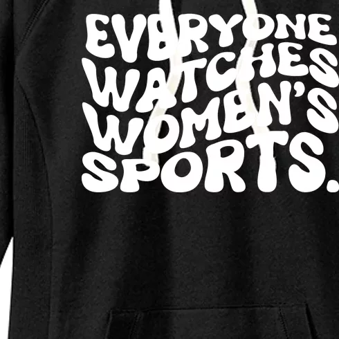 Retro Everyone Watches WomenS Sports Women's Fleece Hoodie