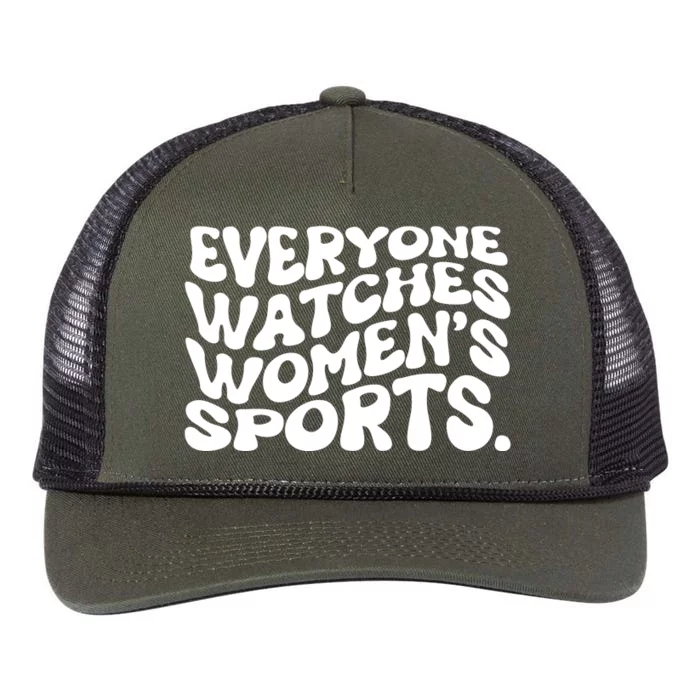 Retro Everyone Watches WomenS Sports Retro Rope Trucker Hat Cap