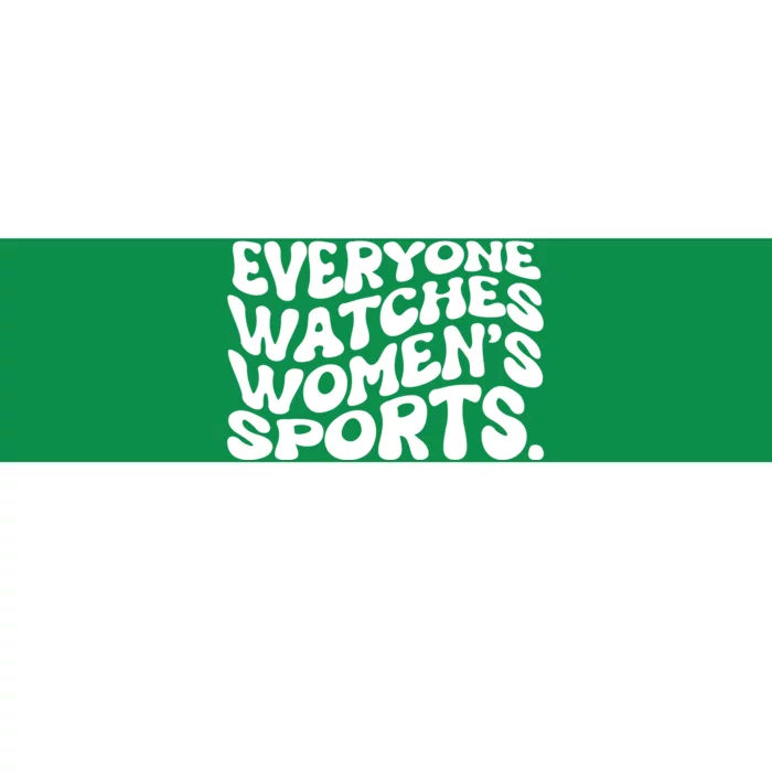 Retro Everyone Watches WomenS Sports Bumper Sticker