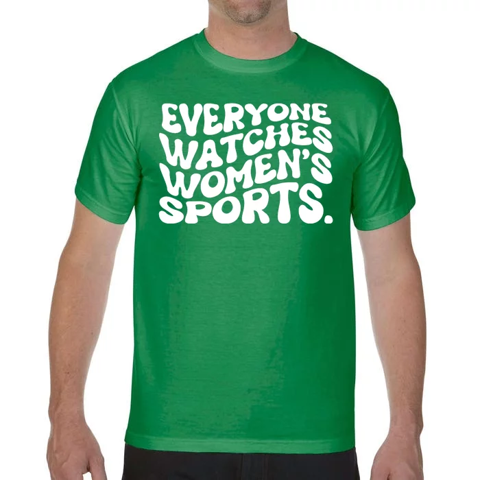 Retro Everyone Watches WomenS Sports Comfort Colors T-Shirt