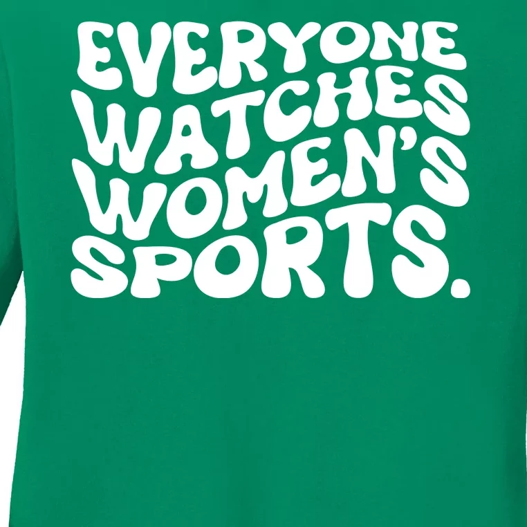 Retro Everyone Watches WomenS Sports Ladies Long Sleeve Shirt