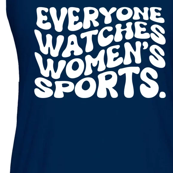 Retro Everyone Watches WomenS Sports Ladies Essential Flowy Tank