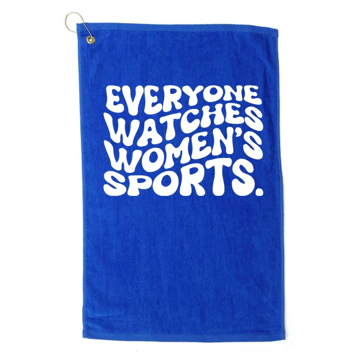 Retro Everyone Watches WomenS Sports Platinum Collection Golf Towel