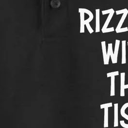 Rizz 'em with the tism Dry Zone Grid Performance Polo