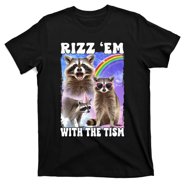 Rizz Em With The Tism Rizzler Ohio Rizz T-Shirt