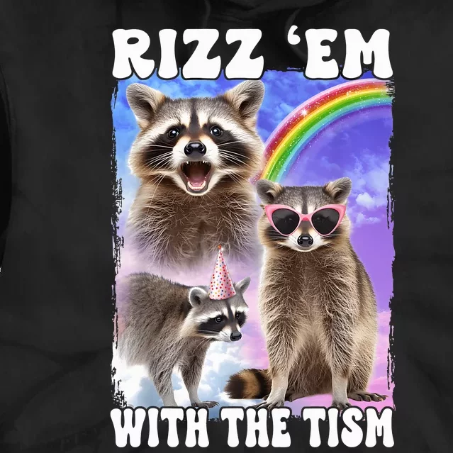 Rizz Em With The Tism Rizzler Ohio Rizz Tie Dye Hoodie