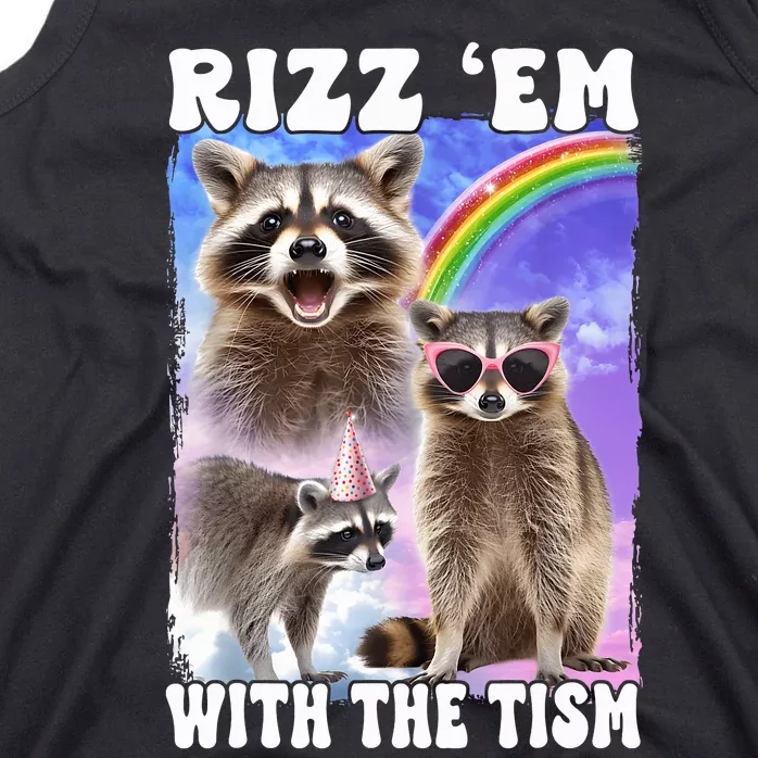 Rizz Em With The Tism Rizzler Ohio Rizz Tank Top