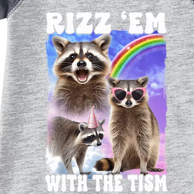 Rizz Em With The Tism Rizzler Ohio Rizz Infant Baby Jersey Bodysuit