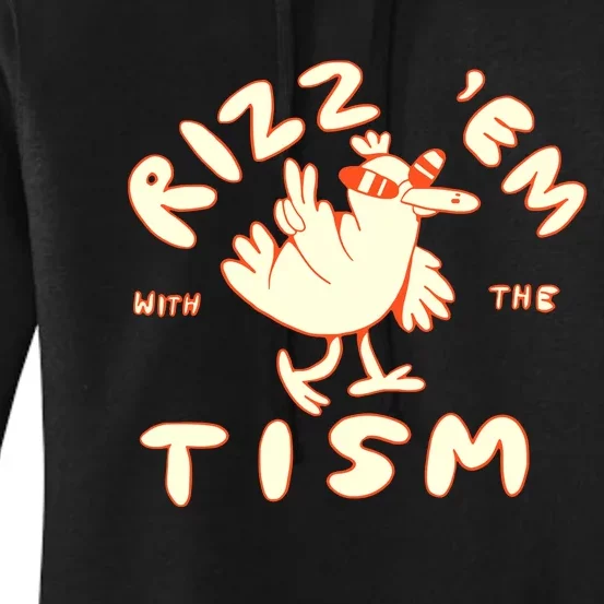 Rizz Em With The Tism Women's Pullover Hoodie