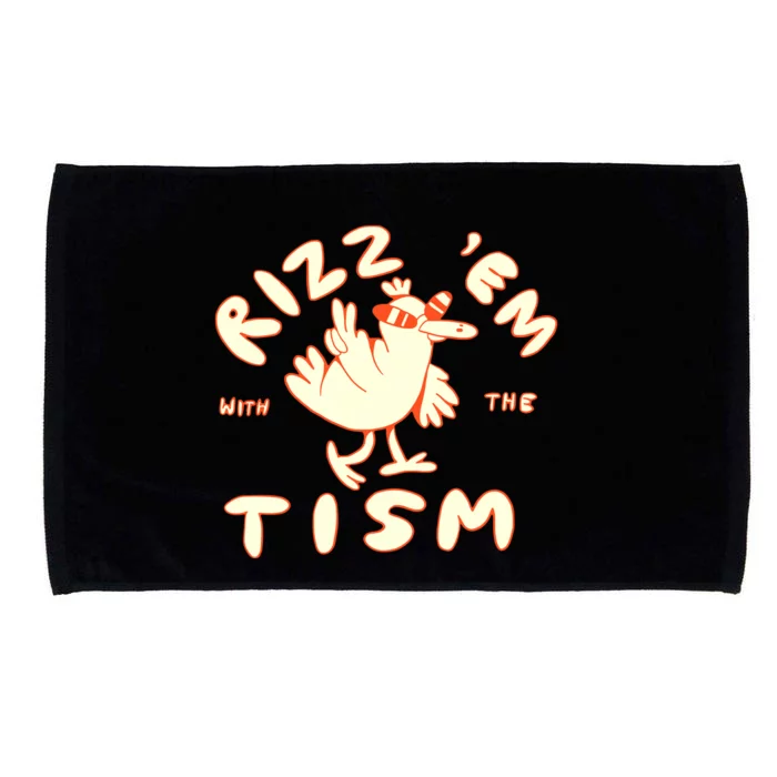 Rizz Em With The Tism Microfiber Hand Towel