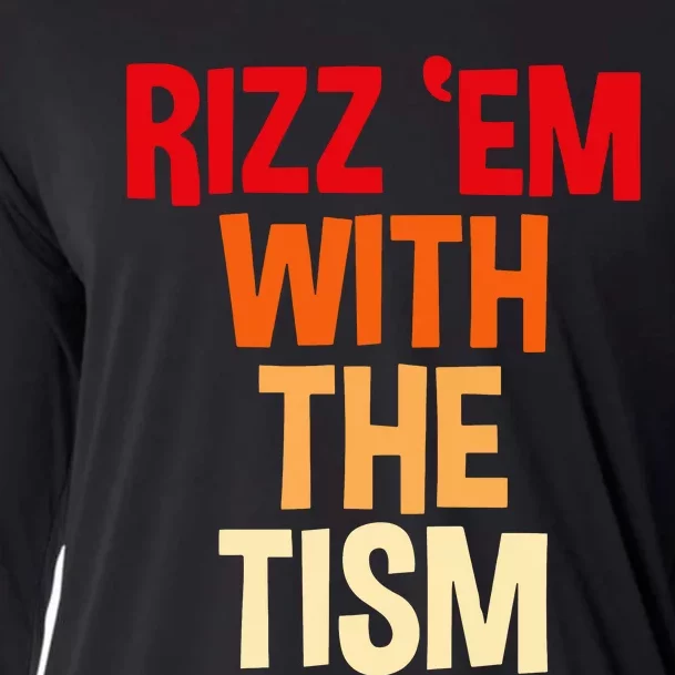 Rizz Em With The Tism Cooling Performance Long Sleeve Crew