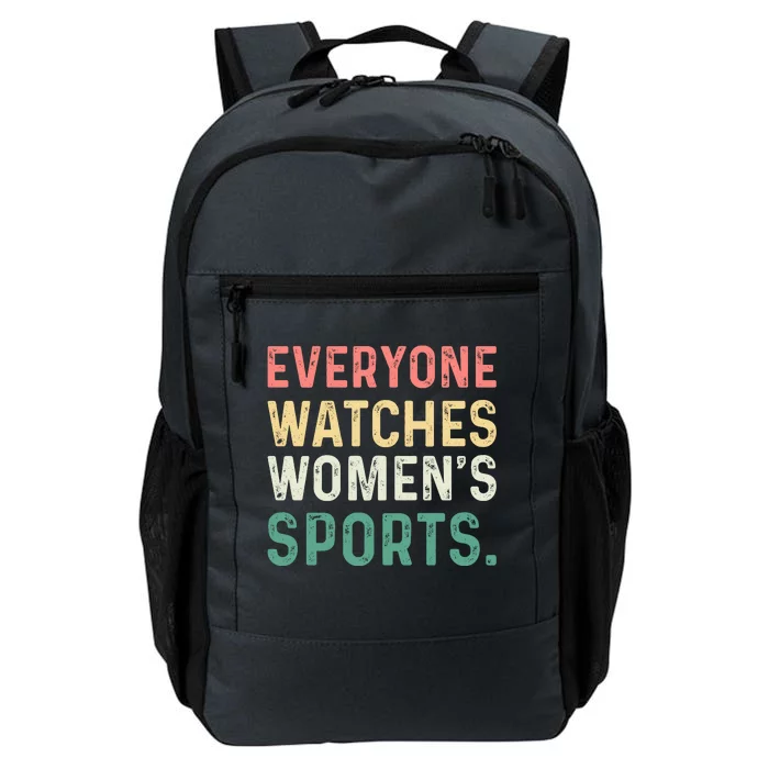 Retro Everyone Watches Womens Sports Daily Commute Backpack