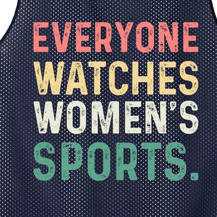 Retro Everyone Watches Womens Sports Mesh Reversible Basketball Jersey Tank