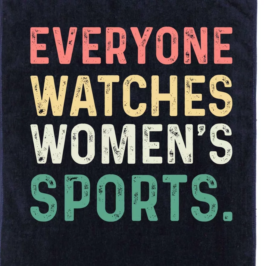 Retro Everyone Watches Womens Sports Platinum Collection Golf Towel