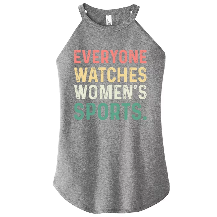 Retro Everyone Watches Womens Sports Women’s Perfect Tri Rocker Tank