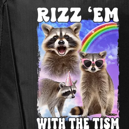 Rizz Em With The Tism Rizzler Ohio Rizz City Backpack