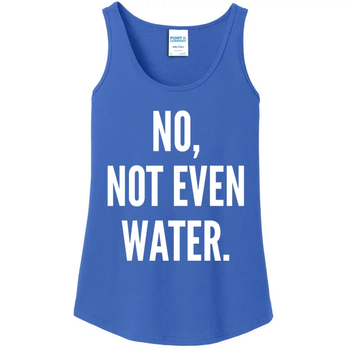 Ramadan Fasting 2020 No Not Even Water Islam Cute Gift Ladies Essential Tank