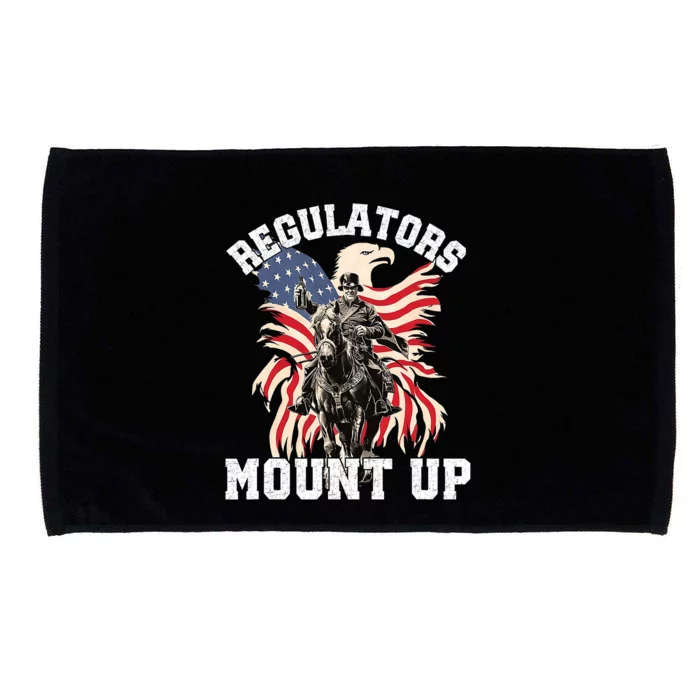 Regulators Funny 4th Of July Independence Day Eagle Microfiber Hand Towel