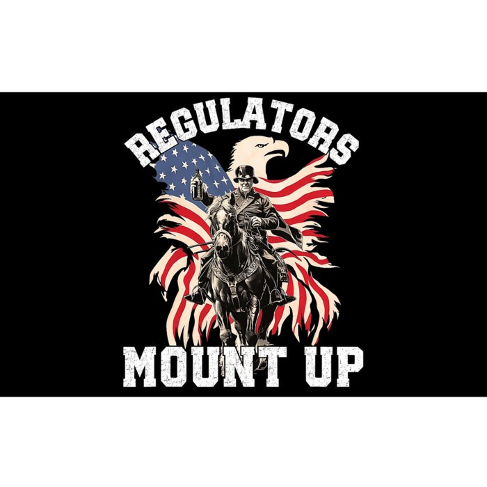 Regulators Funny 4th Of July Independence Day America Flag Bumper Sticker