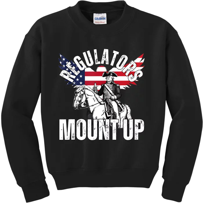 Regulators Funny 4th Of July Independence Day Eagle Kids Sweatshirt