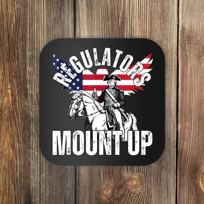 Regulators Funny 4th Of July Independence Day Eagle Coaster