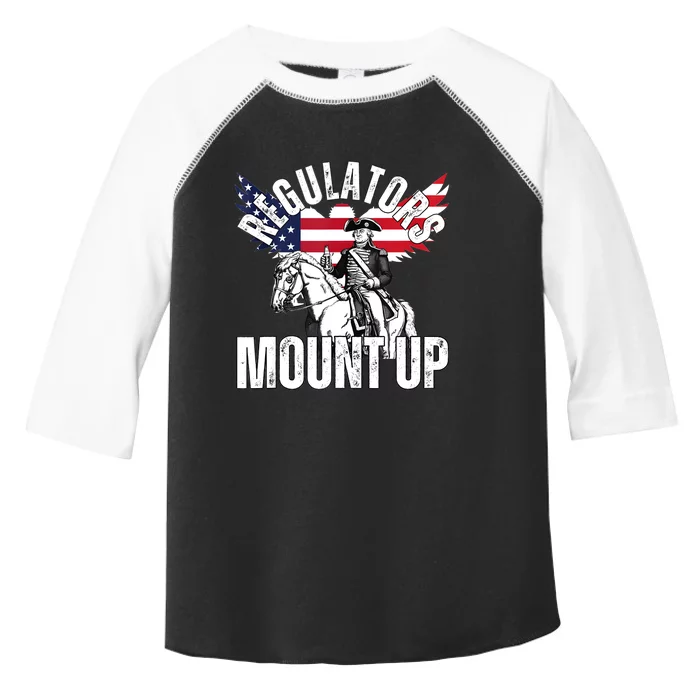 Regulators Funny 4th Of July Independence Day Eagle Toddler Fine Jersey T-Shirt