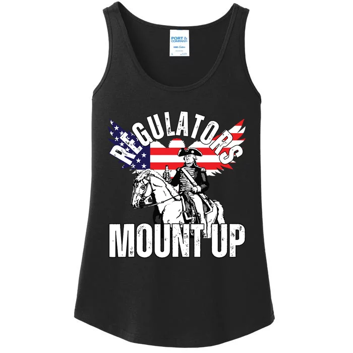 Regulators Funny 4th Of July Independence Day Eagle Ladies Essential Tank