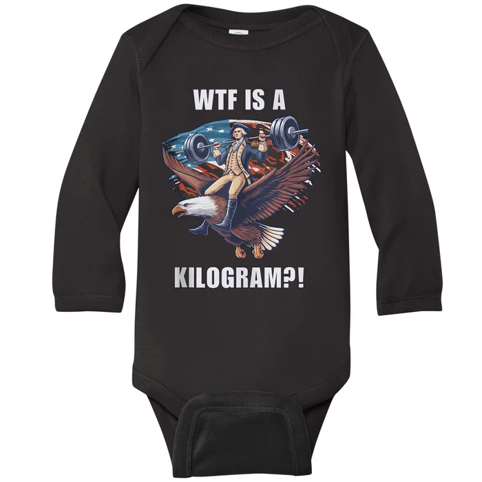 Regulators Funny 4th Of July Independence Day Eagle Baby Long Sleeve Bodysuit