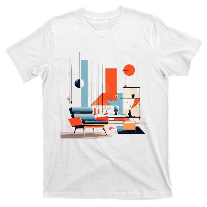 Retro Furnishings Abstract Furniture Mid Century Modern T-Shirt