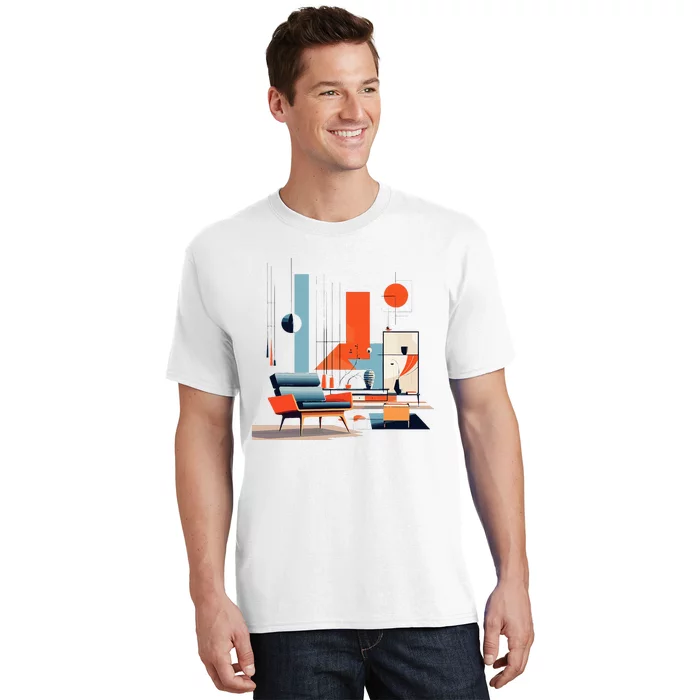 Retro Furnishings Abstract Furniture Mid Century Modern T-Shirt