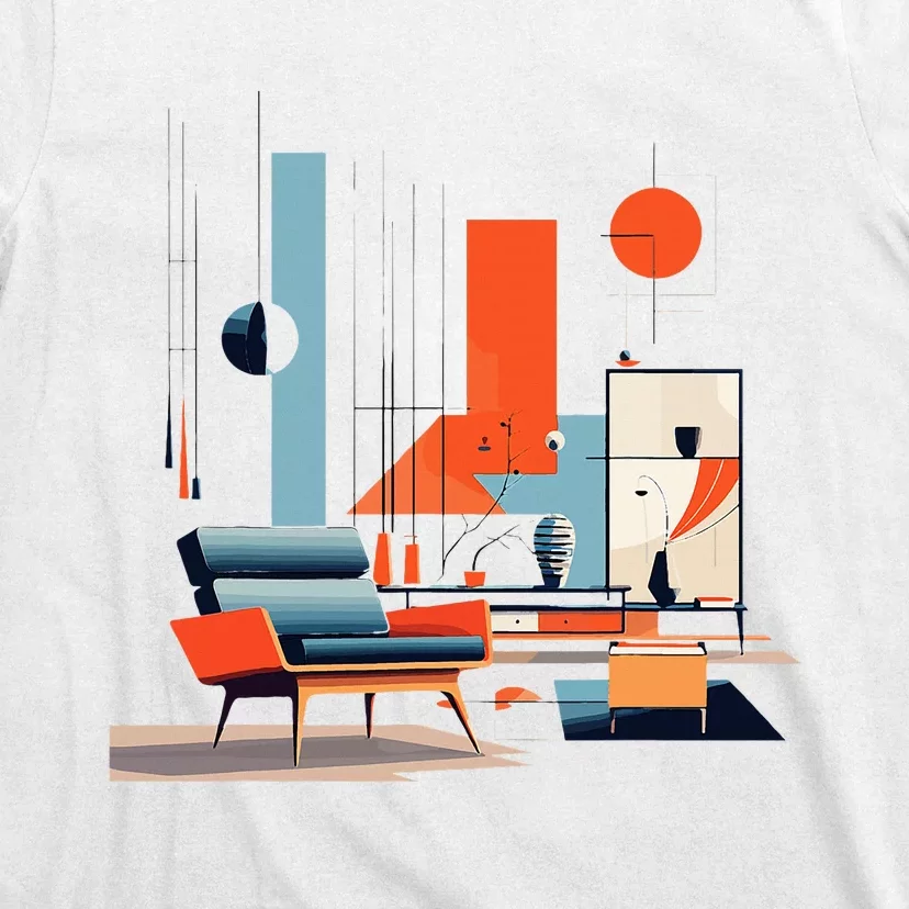 Retro Furnishings Abstract Furniture Mid Century Modern T-Shirt