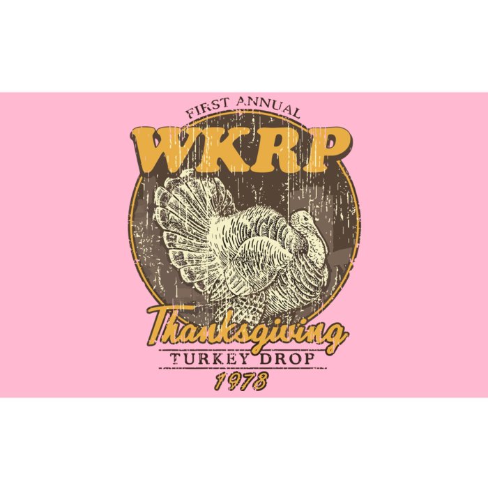 Retro First Annual Wkrp Thanksgiving Turkey Drop Bumper Sticker