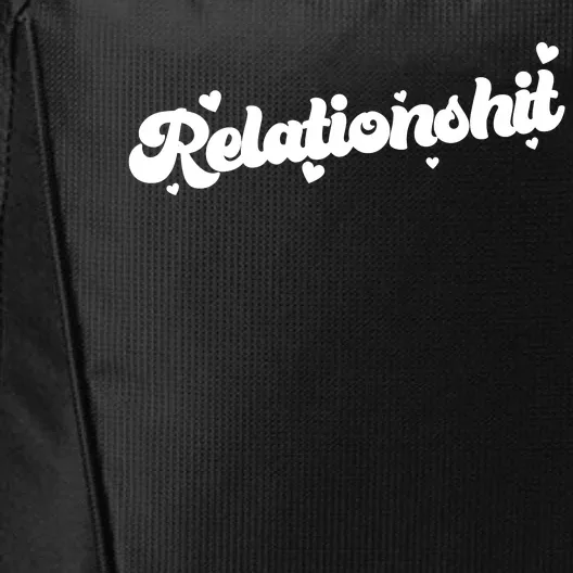 Relationshit Funny Anti Valentine City Backpack