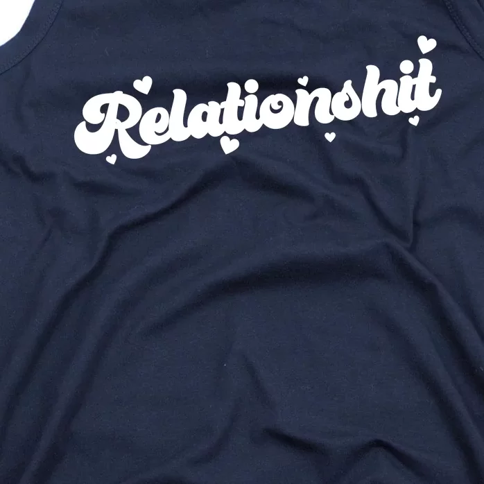 Relationshit Funny Anti Valentine Tank Top