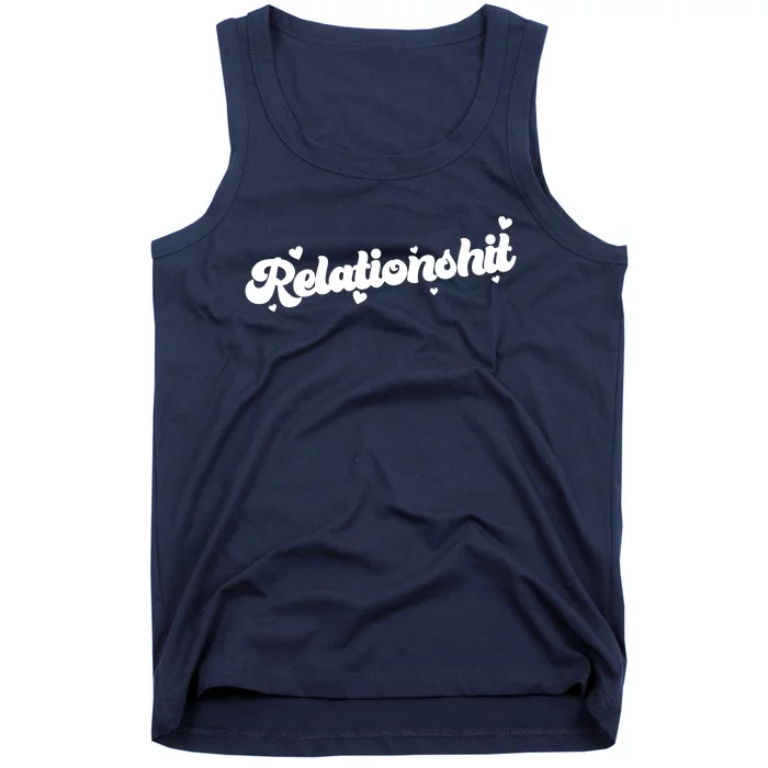 Relationshit Funny Anti Valentine Tank Top