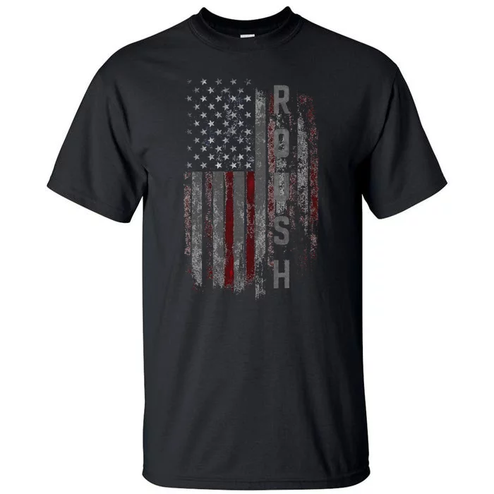 Roush Family American Flag Tall T-Shirt