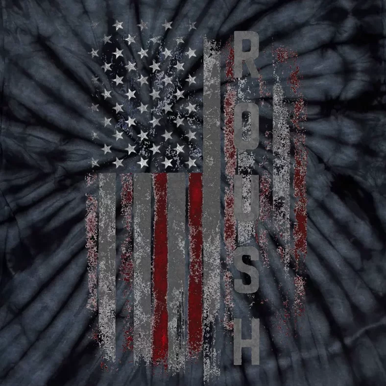 Roush Family American Flag Tie-Dye T-Shirt