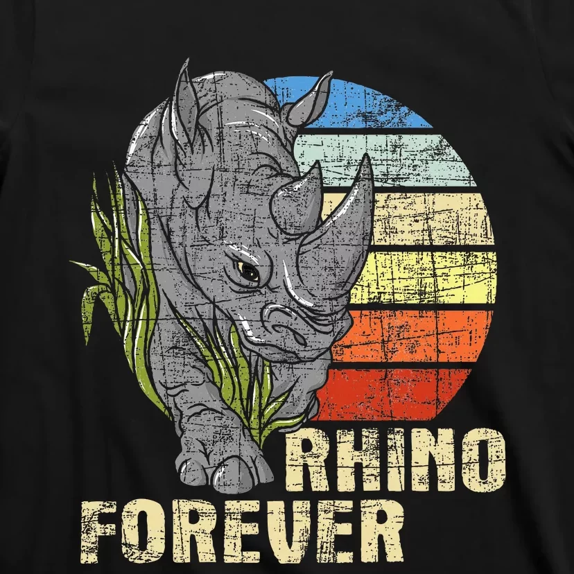 Rhino Forever Animal Whisperer Rhinoceros Safari Animal T-Shirt