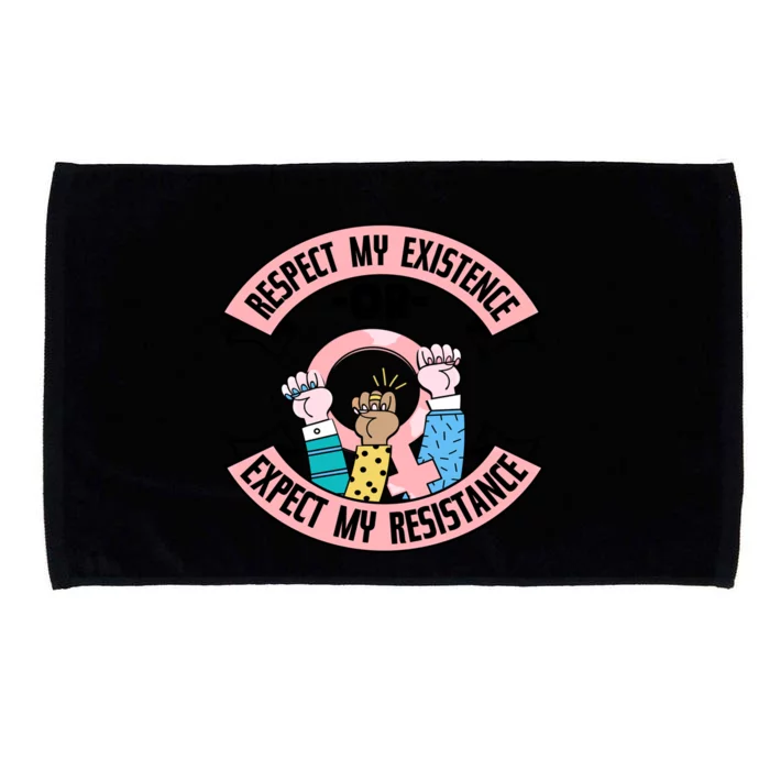 Radical Feminist Af 'S Rights March Activist Gift Microfiber Hand Towel