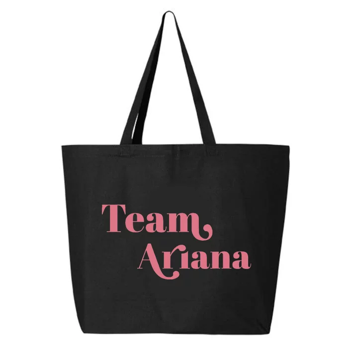 Retro for Ariana, Show Support Be On Team Ariana 25L Jumbo Tote