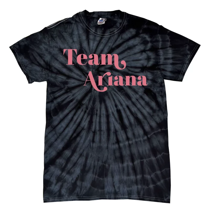 Retro for Ariana, Show Support Be On Team Ariana Tie-Dye T-Shirt